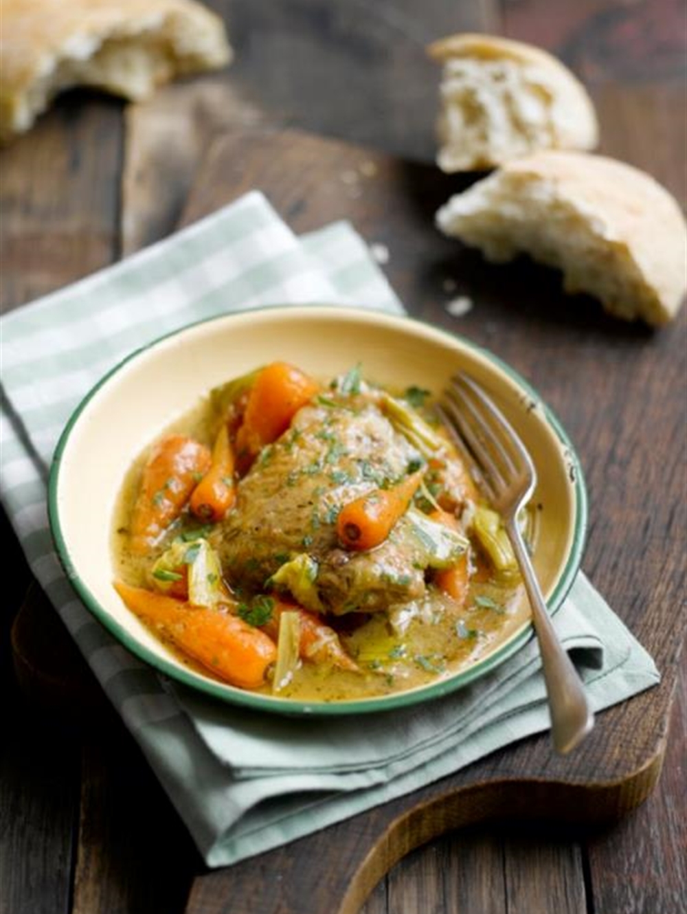 Chicken Stew with Leeks & Chantenay Carrots