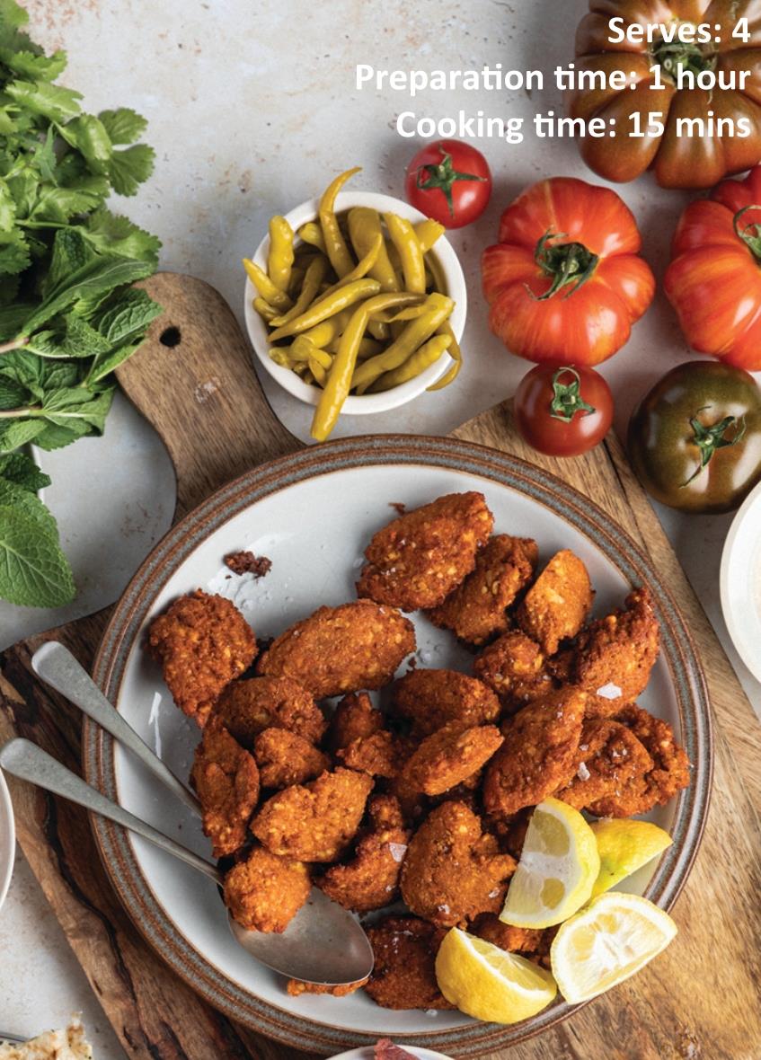 Roasted Isle of Wight Tomato Falafels