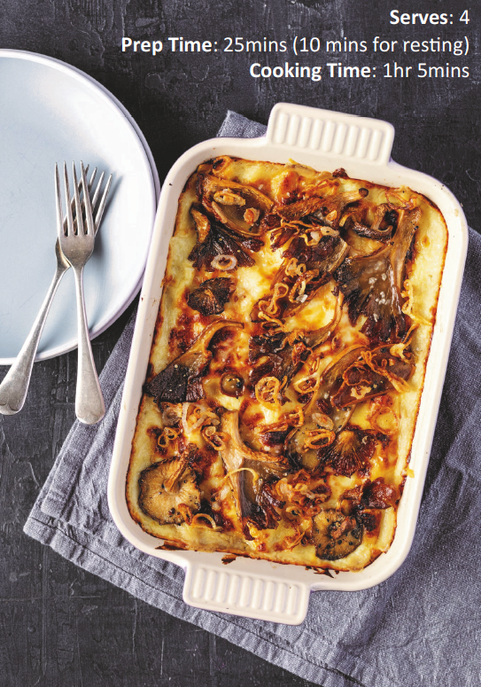 Shallot and Mushroom Lasagne